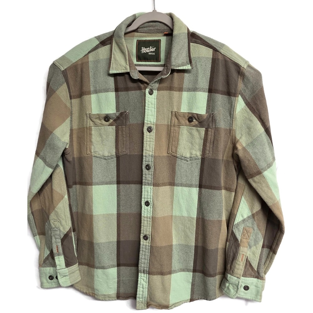 Howler Brothers Mens Shirt Rodanthe Blanket Flannel Size Large